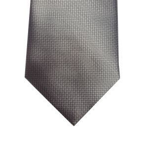 Wedding Tie in Polyester Basket Weave Pattern
