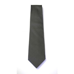 Wedding Tie in Pure Silk Silver Grey in Small Square design