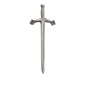 Sword Kilt Pin in Matt Pewter