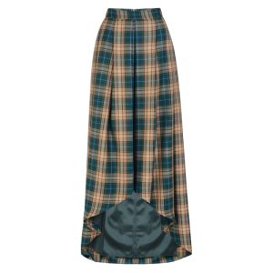Pleated Lilly Skirt in Kinloch Anderson Sundial Tartan - 100% Wool