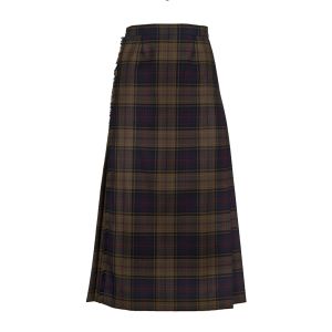 Classic Kilted Skirt in Kinloch Anderson Tartan - Calf Length