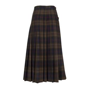 Classic Kilted Skirt in Kinloch Anderson Tartan - Calf Length