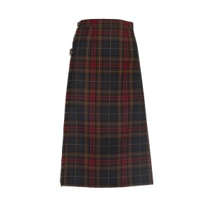 Classic Kilted Skirt in County Cavan Tartan - Below the Knee Length