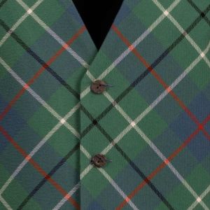 Bias Cut Day Waistcoat in Duncan Ancient Tartan