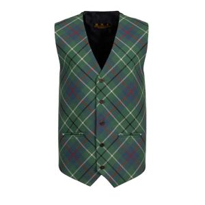 Bias Cut Day Waistcoat in Duncan Ancient Tartan