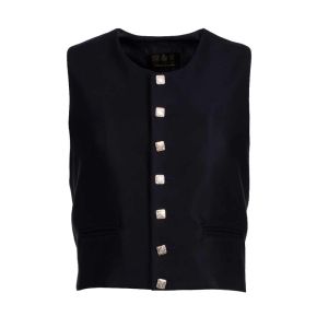 Sherrifmuir Waistcoat in Navy Barathea