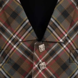 Evening Waistcoat in Scott Green Weathered Tartan