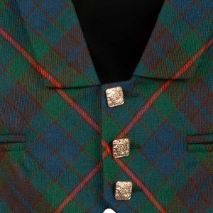 Bias Cut Evening Waistcoat in Buchanan Hunting Ancient Tartan