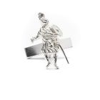 SILVER HIGHLANDER CUFFLINKS