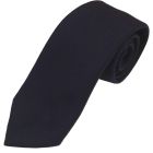 Blue Modern plain wool tie to tone with kilt