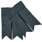 Opal Tweed Garter Flashes to tone with kilt