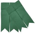 FOS Green Garter Flashes to tone with kilt
