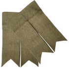 Lichen Tweed Garter Flashes to tone with kilt