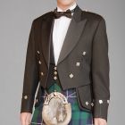 Regulation Doublet and Vest in Black Barathea