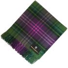 Lambswool Throw in Kinloch Anderson Heather Tartan