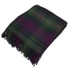 Lambswool Throw in Kinloch Anderson Heather Tartan
