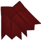 Muted Red Garter Flashes to tone with kilt