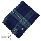 Lambswool Throw Rug in Scottish Rugby Tartan