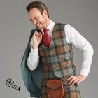 Kinloch Anderson Day Waistcoat in Tartan 5 Celtic Buttons