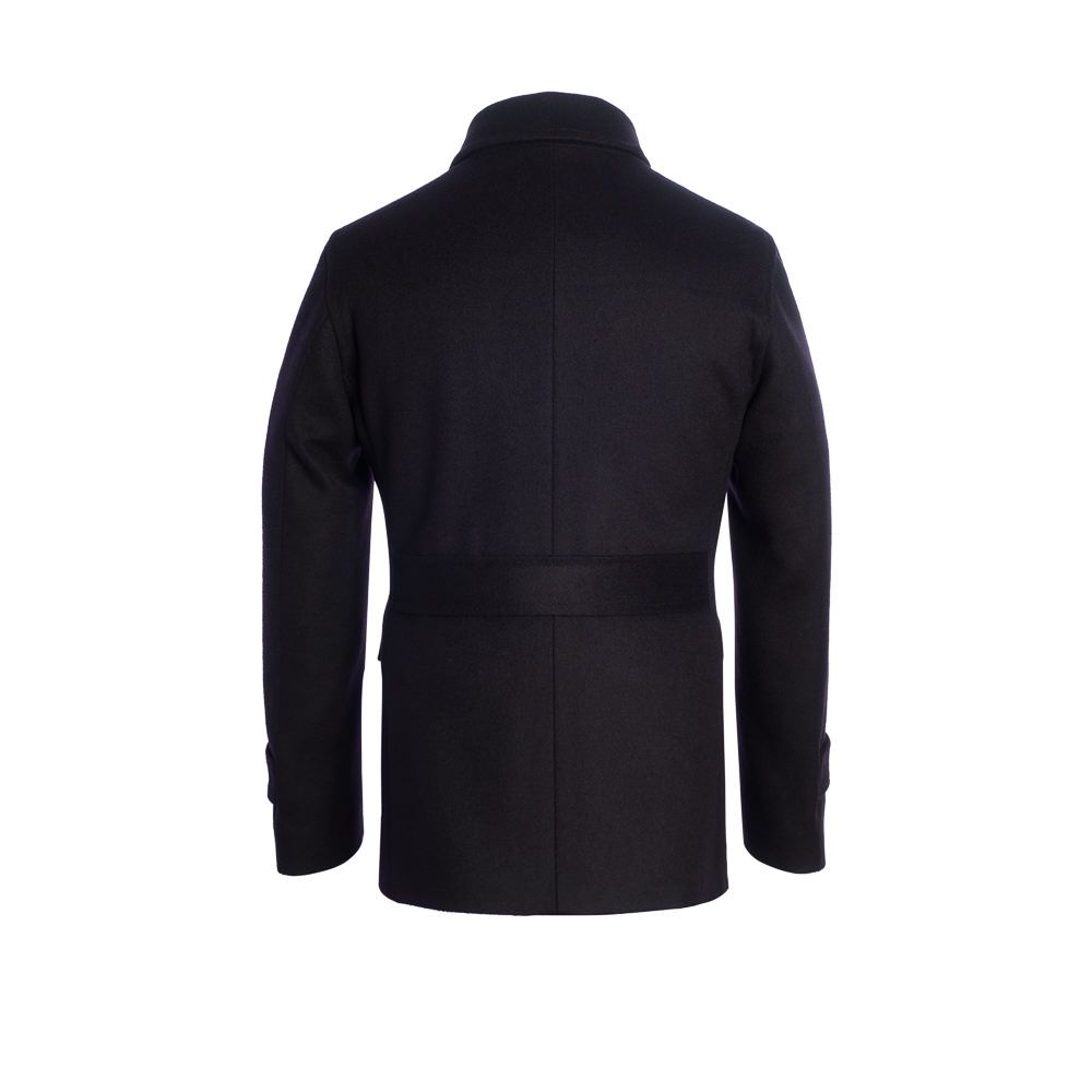 The Leith Pea Coat - Navy Blue - Kinloch Anderson