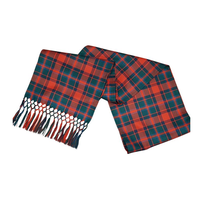 3 Knot Evening Sash in Carrick Modern Tartan in Fine Wool length 90"