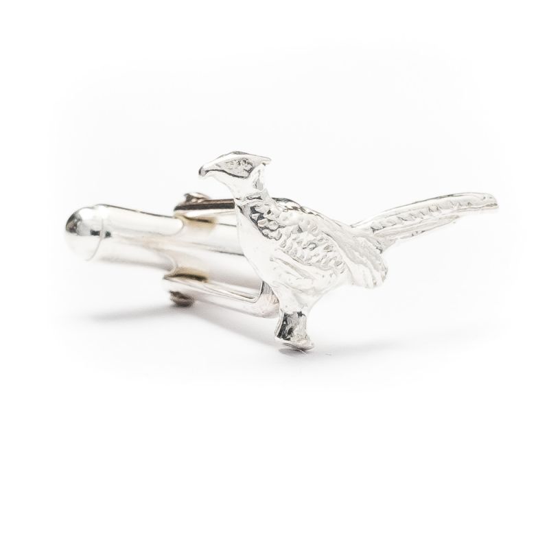 Pheasant Cufflinks - Sterling Silver