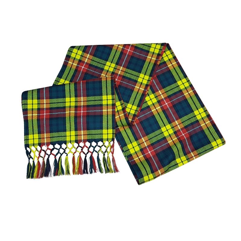 3 Knot Evening Sash in Buchanan Modern Tartan in Fine Wool length 90"