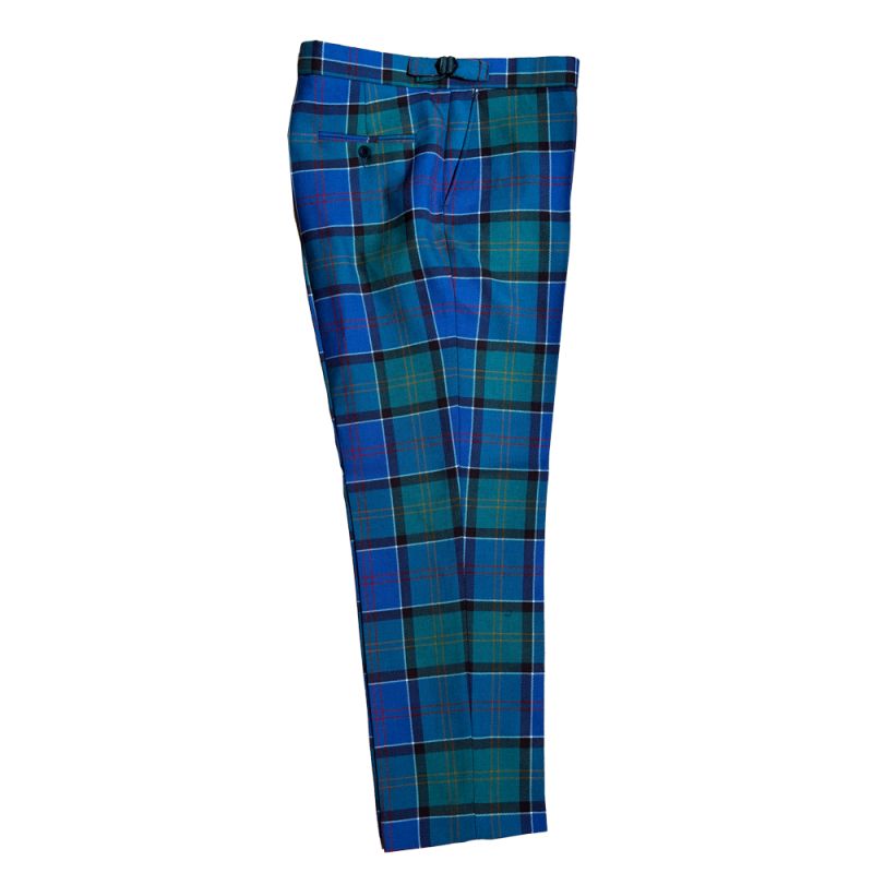 Straight Waistband Trousers in Ayrshire Ancient Tartan