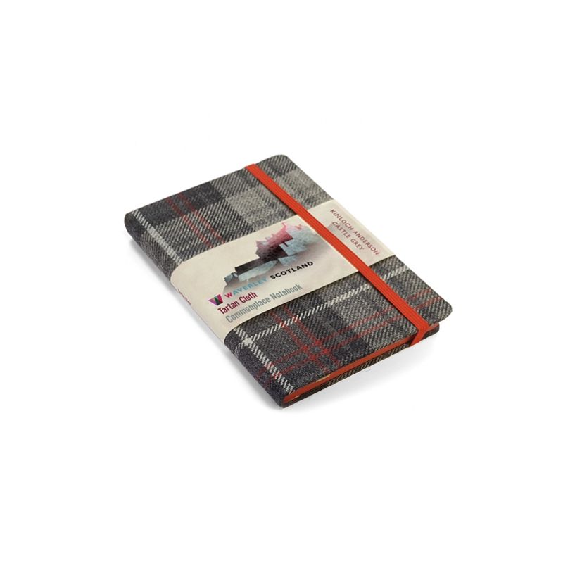 Kinloch Anderson Commonplace Notebook in Kinloch Anderson Castle Grey Tartan
