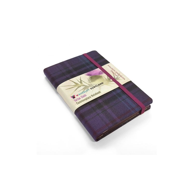 Kinloch Anderson Commonplace Notebook in Kinloch Anderson Thistle Tartan