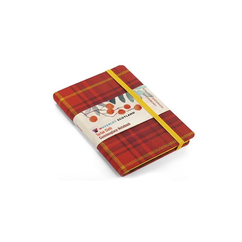 Kinloch Anderson Commonplace Notebook in Kinloch Anderson Rowanberry Tartan