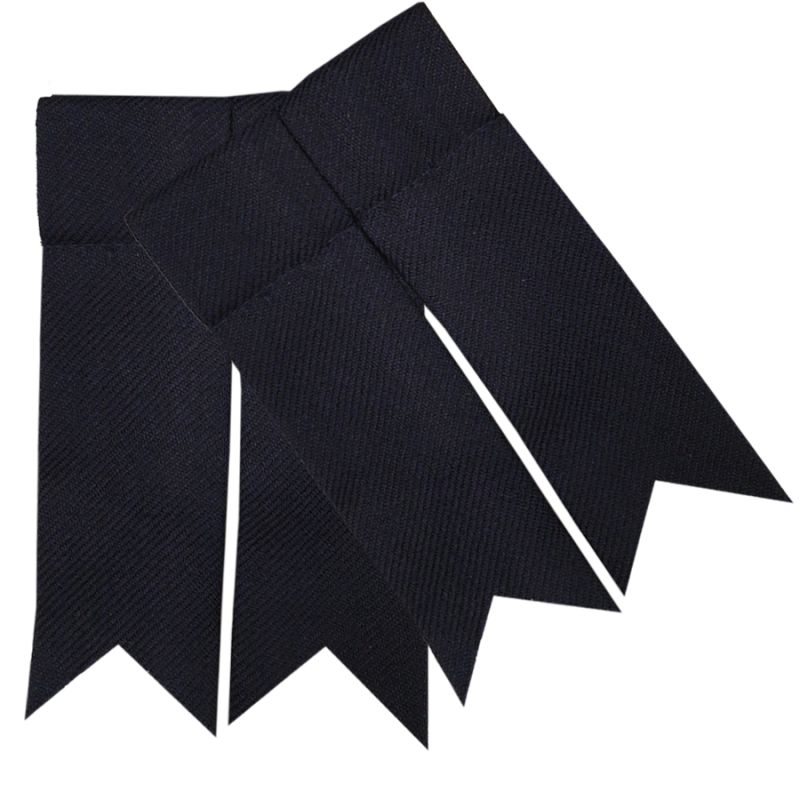 Blue Modern Garter Flashes to tone with kilt