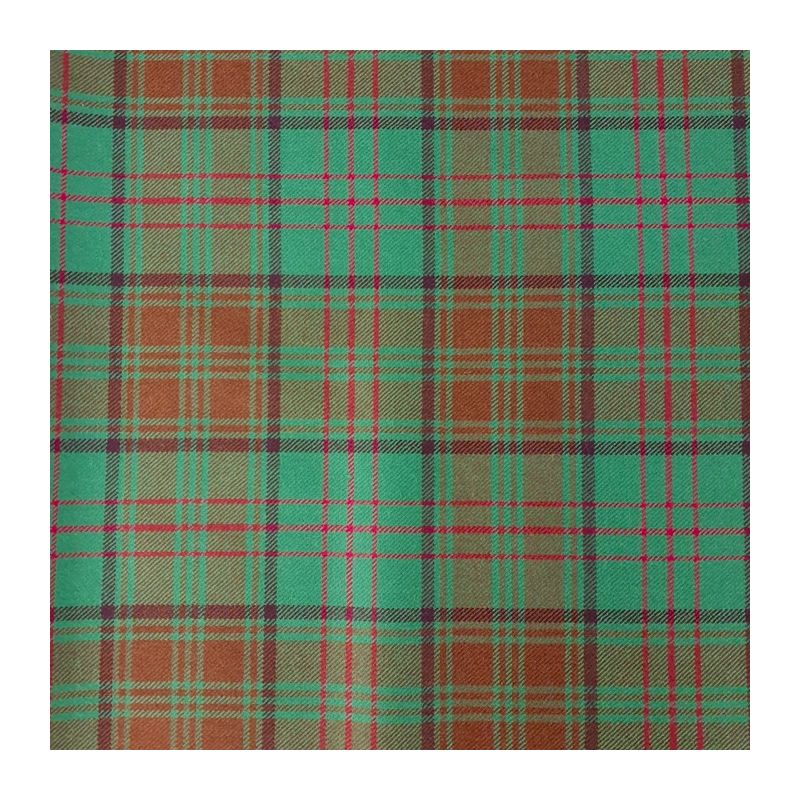 100% LIGHTWEIGHT WORSTED WOOL CLOTH - COUNTY DUBLIN TARTAN