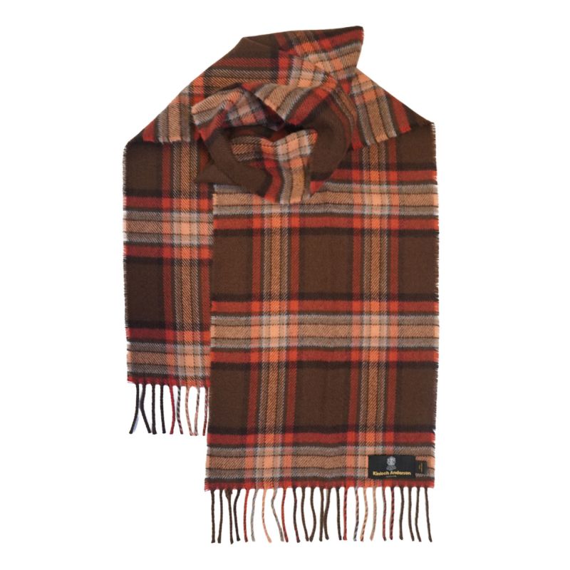 Down County Tartan Lambswool Scarf