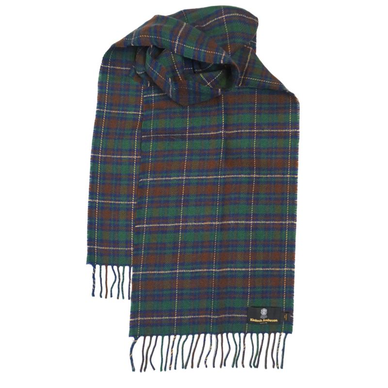 Kerry County Tartan Lambswool Scarf