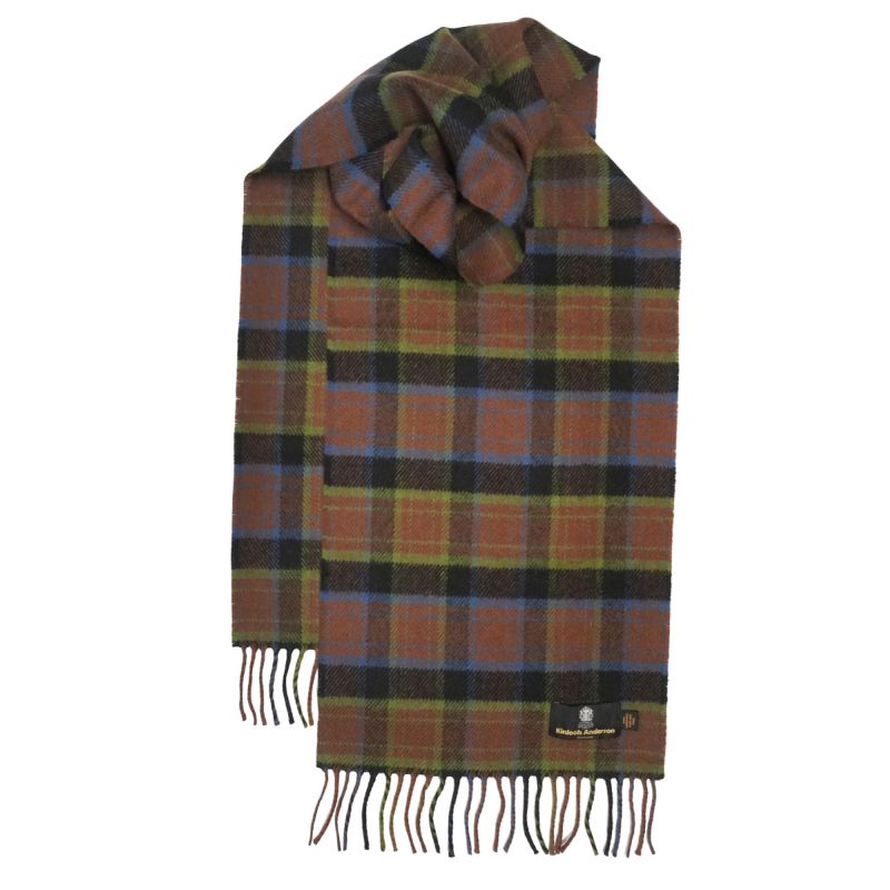 Laois County Tartan Lambswool Scarf