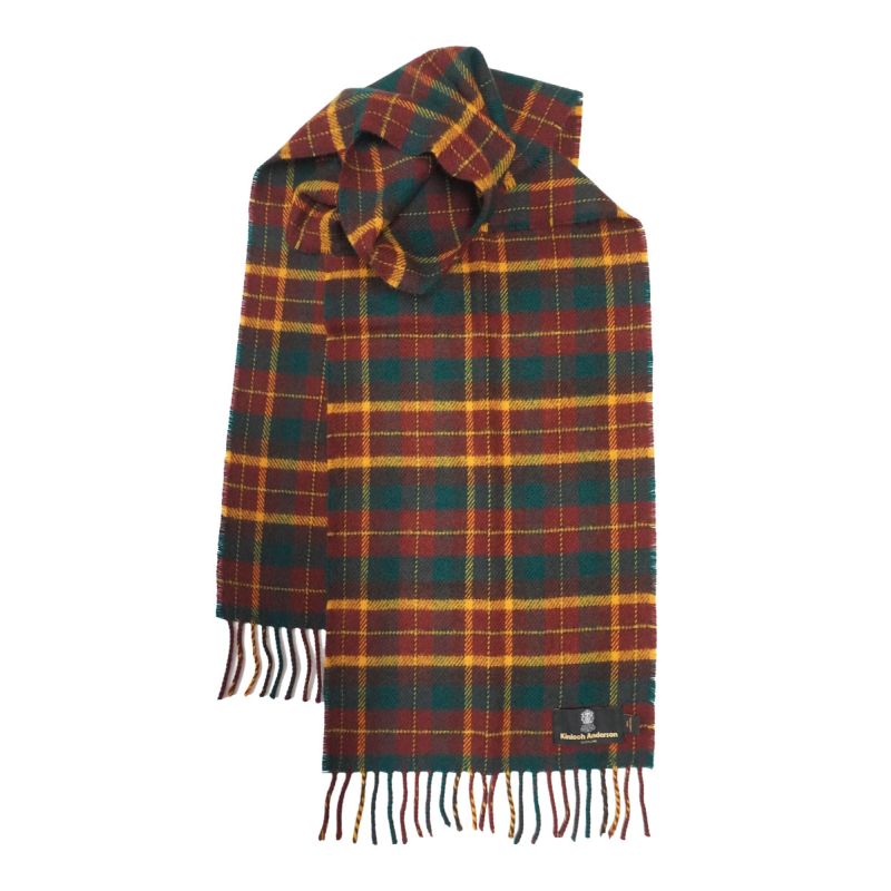 Monaghan County Tartan Lambswool Scarf