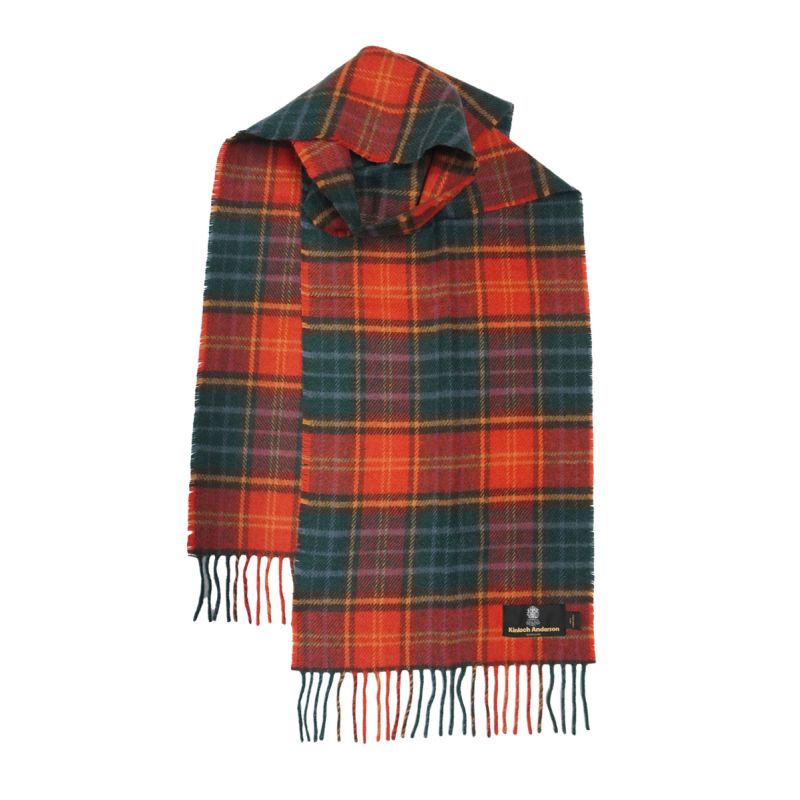 Roscommon County Tartan Lambswool Scarf