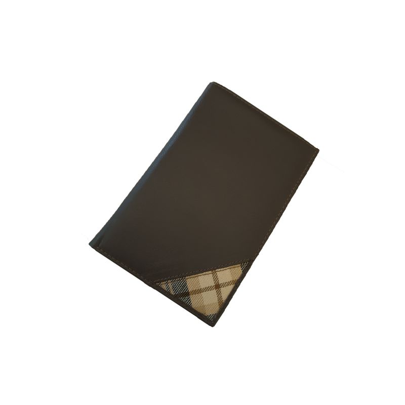 Man's Leather Dress Wallet with Kinloch Anderson Check