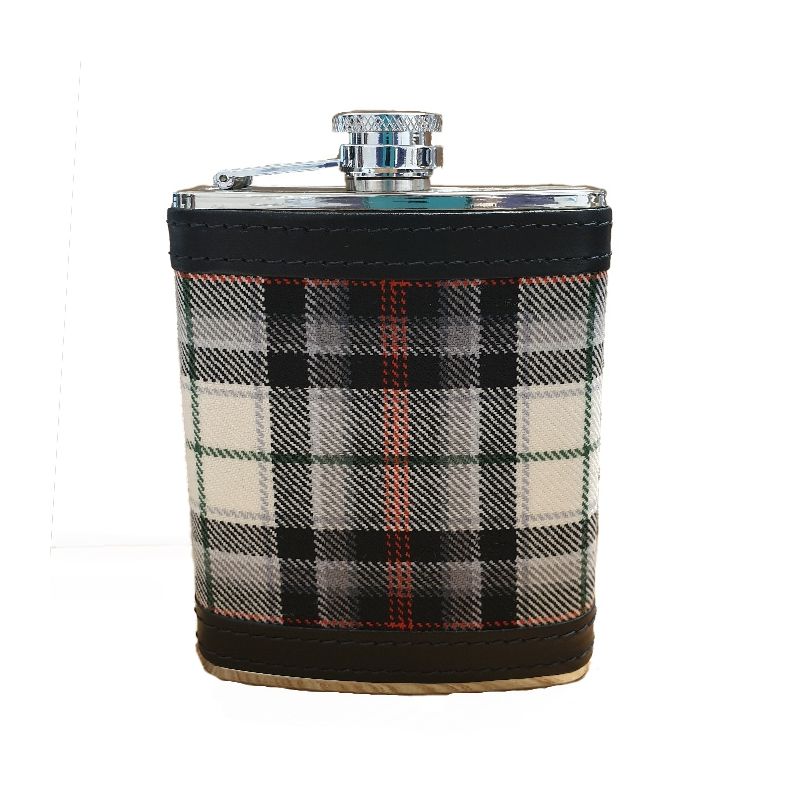 HIP FLASK IN EDINBURGH ZOO PANDA TARTAN