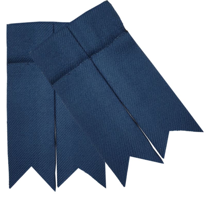 FOS Blue Garter Flashes to tone with kilt