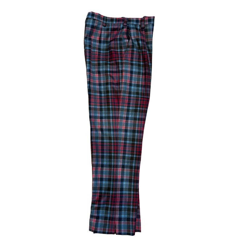 Ladies Trousers in Gordon Red Weathered Tartan.