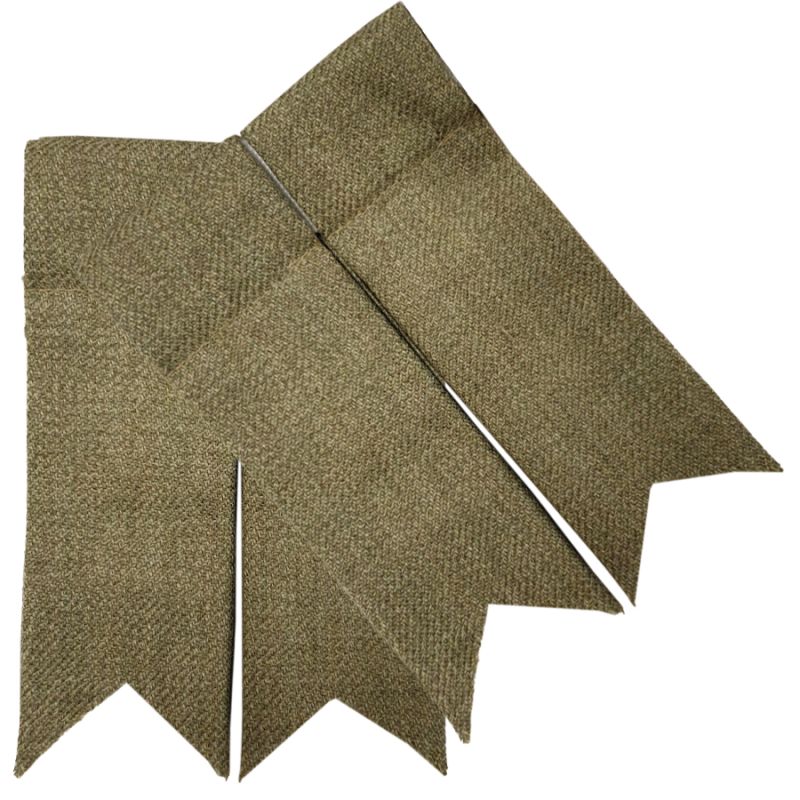 Lichen Tweed Garter Flashes to tone with kilt