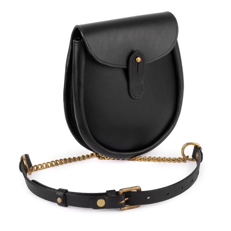 Kinloch Anderson x MacKenzie Leather Black Day Sporran
