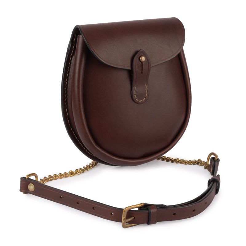 Kinloch Anderson x MacKenzie Leather Chestnut Brown Day Sporran