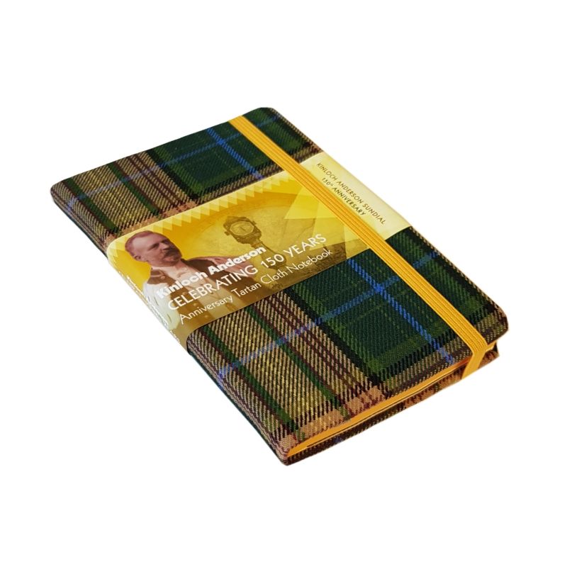 Kinloch Anderson Commonplace Notebook in Kinloch Anderson Sundial 150th Anniversary Tartan