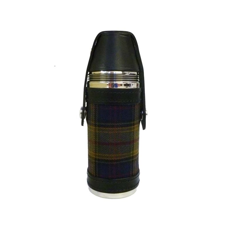 Kinloch Anderson Tartan Hunting Flask with cups 
