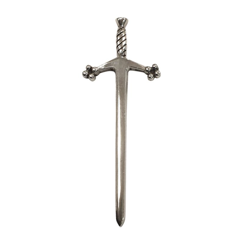 Sword Kilt Pin in Antique Pewter