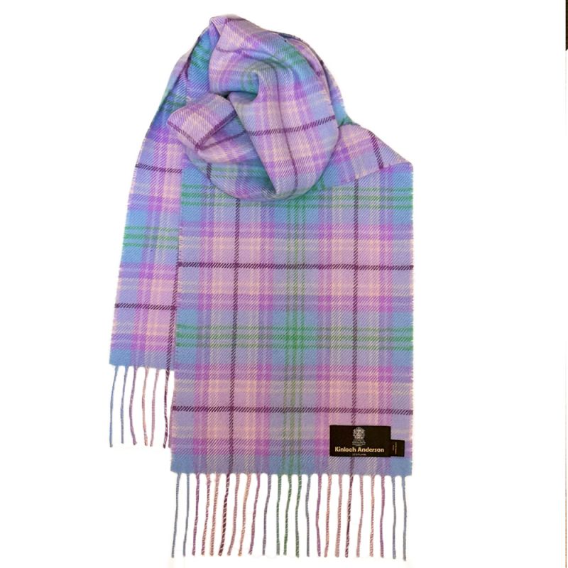 Lambswool Scarf in Kinloch Anderson Romance Tartan