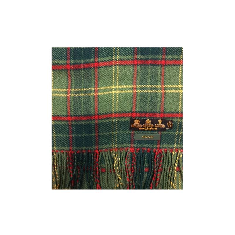Lambswool Scarf in County Armagh Tartan